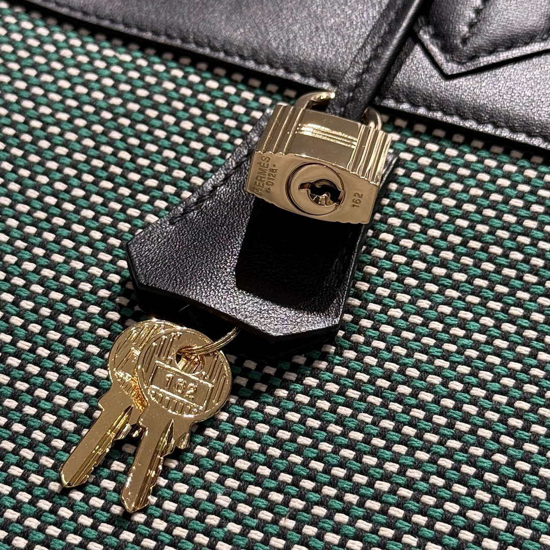 Hermes Birkin Tote Bag Swift leather with canvas 286014