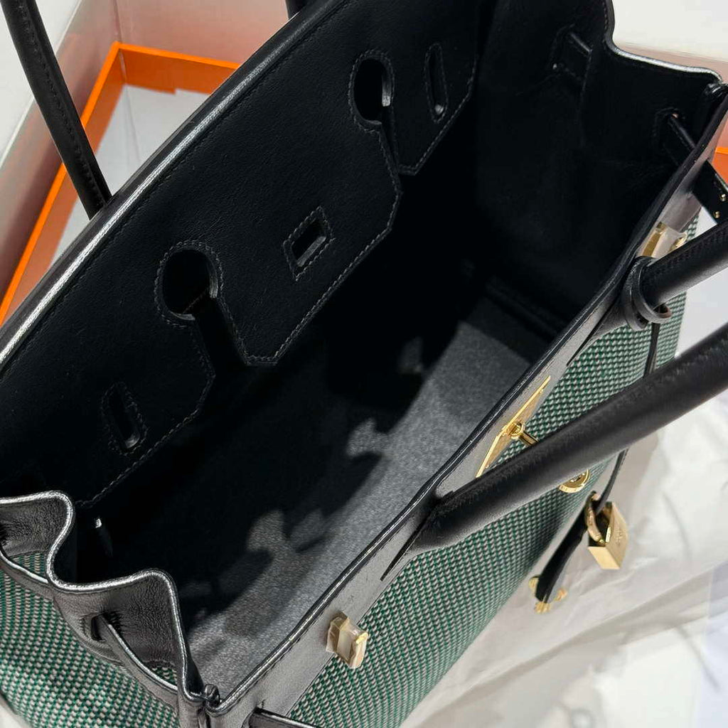 Hermes Birkin Tote Bag Swift leather with canvas 286014
