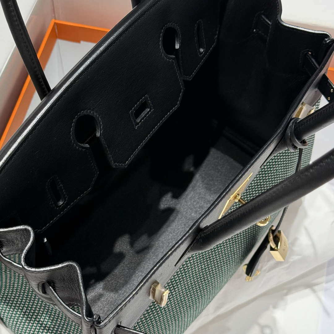 Hermes Birkin Tote Bag Swift leather with canvas 286014