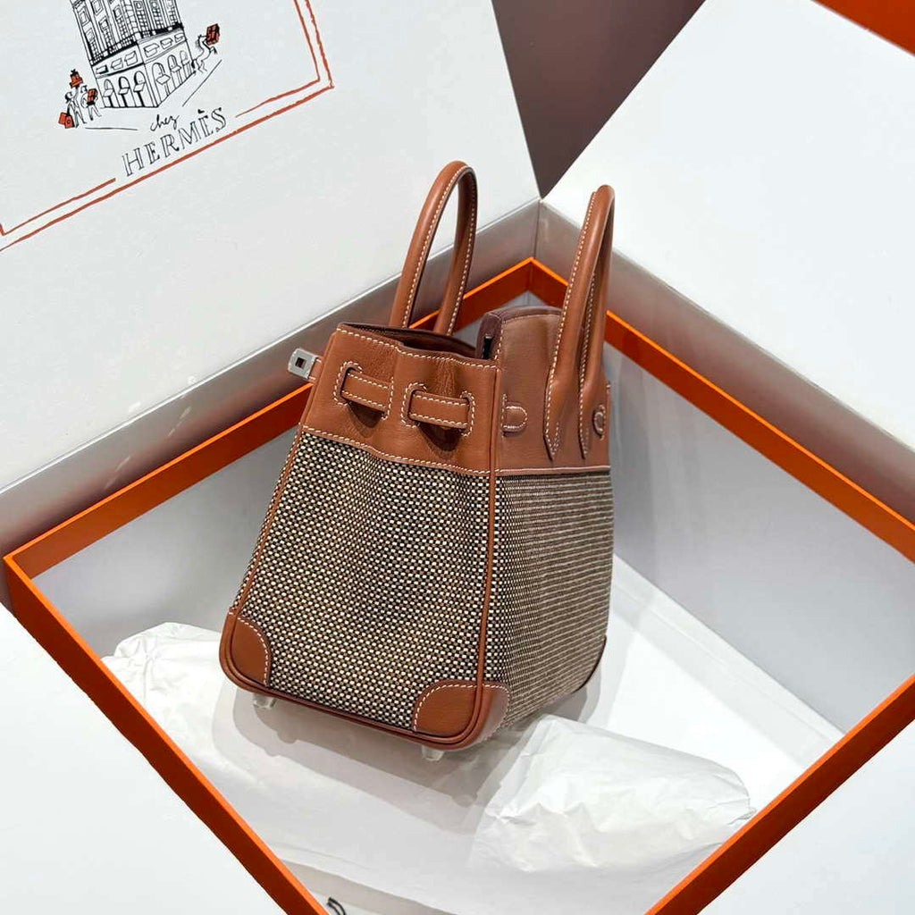 Hermes Birkin Tote Bag Swift leather with canvas 286015