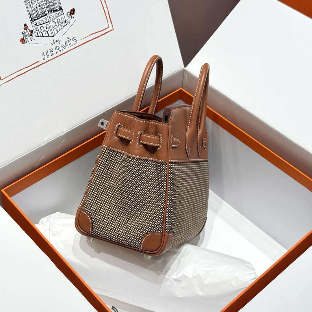 Hermes Birkin Tote Bag Swift leather with canvas 286015
