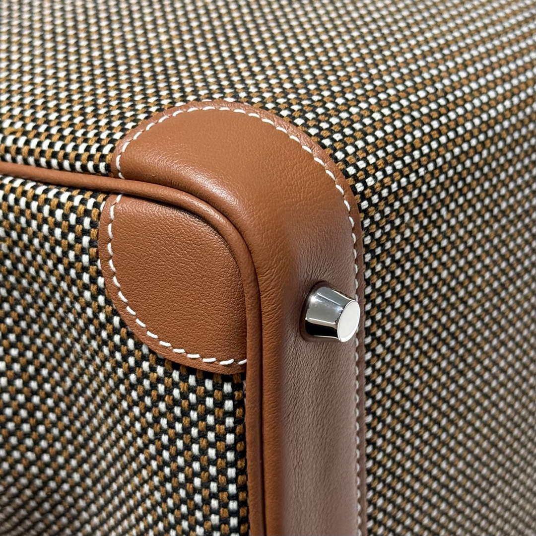 Hermes Birkin Tote Bag Swift leather with canvas 286015