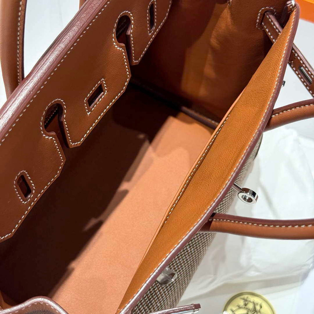 Hermes Birkin Tote Bag Swift leather with canvas 286015