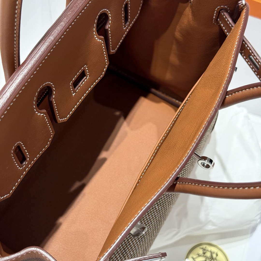 Hermes Birkin Tote Bag Swift leather with canvas 286015