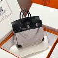 Hermes Birkin Tote Bag Swift leather with canvas 286016