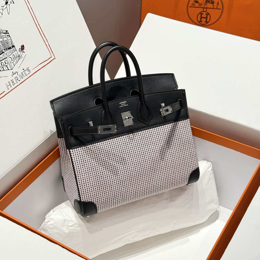 Hermes Birkin Tote Bag Swift leather with canvas 286016