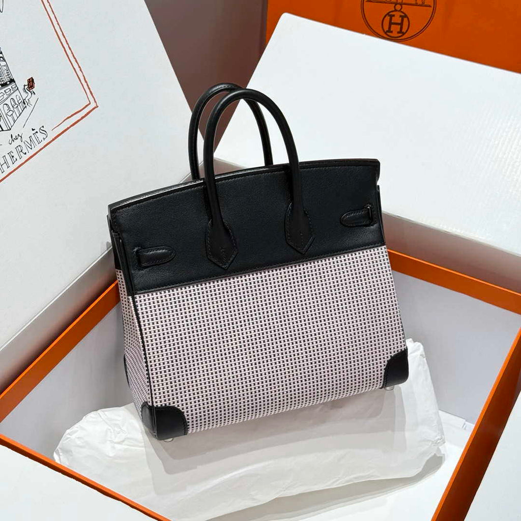 Hermes Birkin Tote Bag Swift leather with canvas 286016