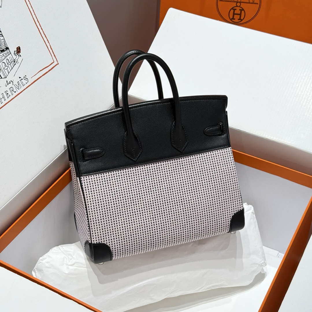Hermes Birkin Tote Bag Swift leather with canvas 286016