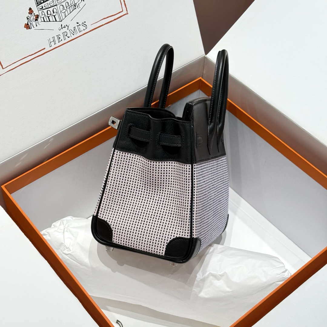 Hermes Birkin Tote Bag Swift leather with canvas 286016