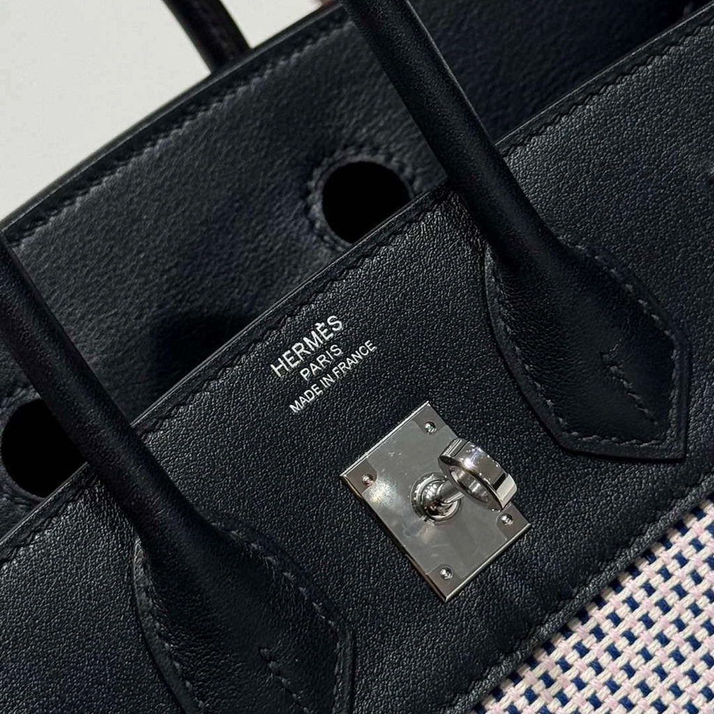 Hermes Birkin Tote Bag Swift leather with canvas 286016