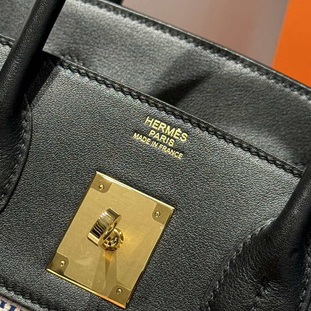 Hermes Birkin Tote Bag Swift leather with canvas 286016