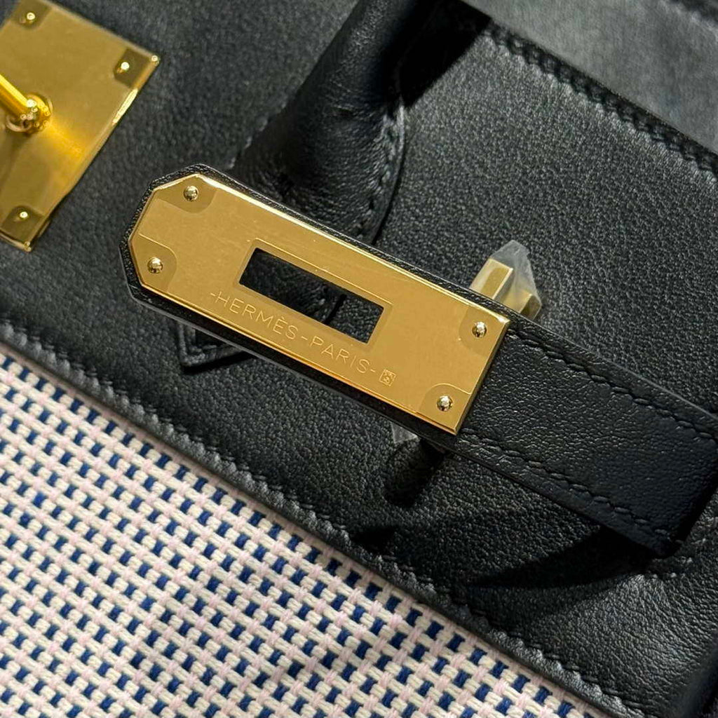 Hermes Birkin Tote Bag Swift leather with canvas 286016