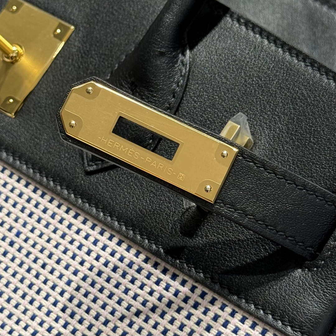Hermes Birkin Tote Bag Swift leather with canvas 286016