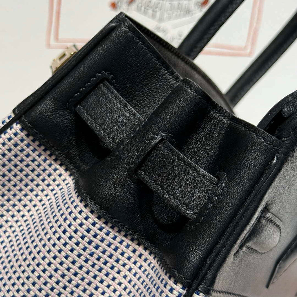 Hermes Birkin Tote Bag Swift leather with canvas 286016