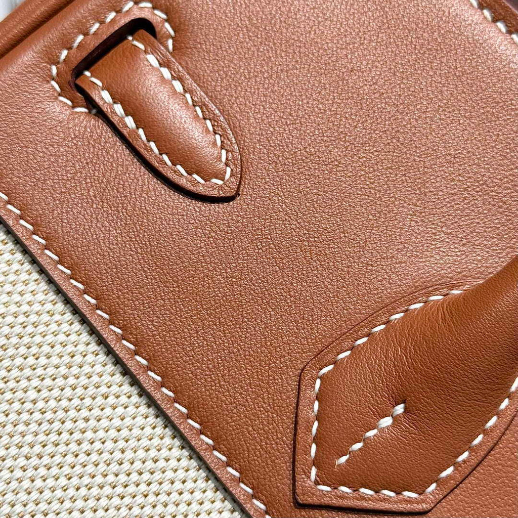 Hermes Birkin Tote Bag Swift leather with canvas 286017
