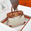 Hermes Birkin Tote Bag Swift leather with canvas 286017