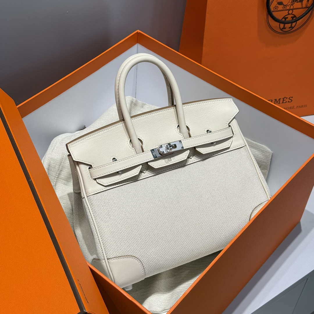 Hermes Birkin Tote Bag Swift leather with canvas 286018