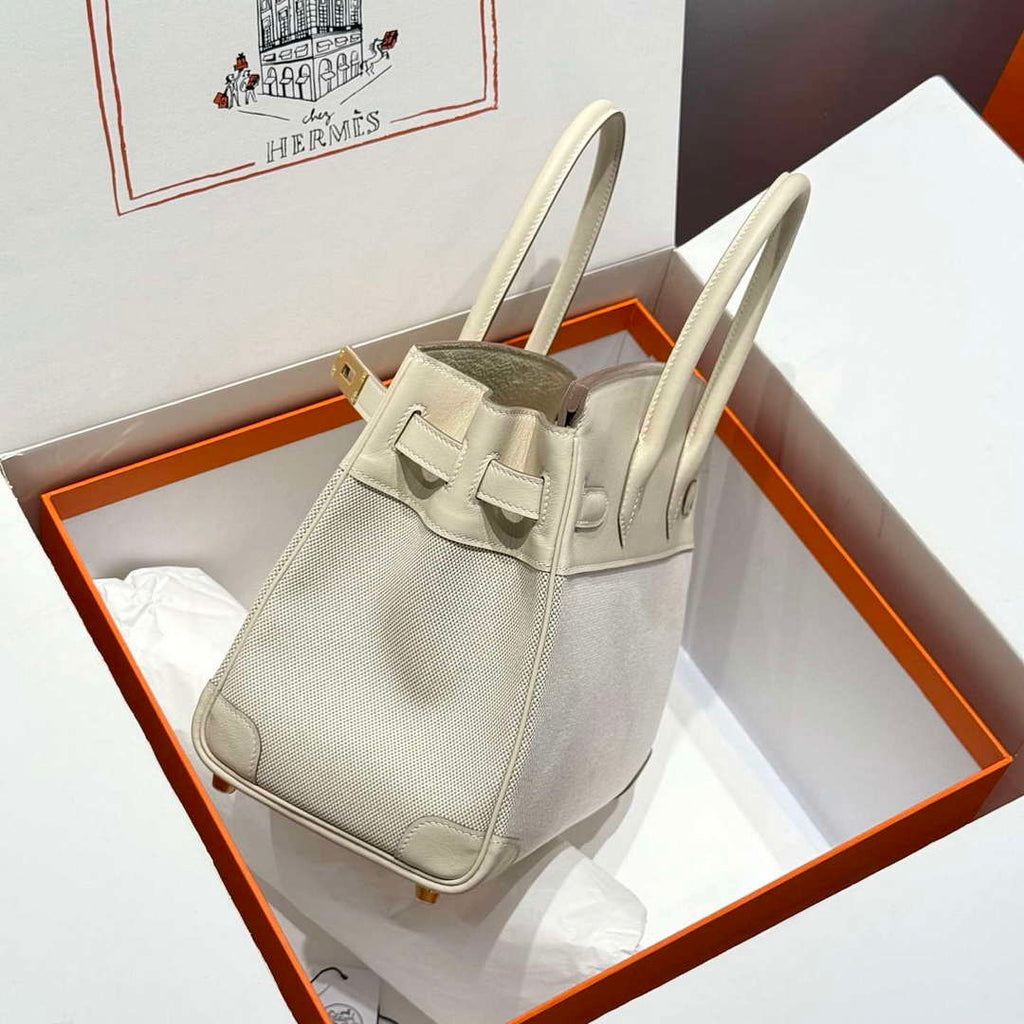 Hermes Birkin Tote Bag Swift leather with canvas 286018