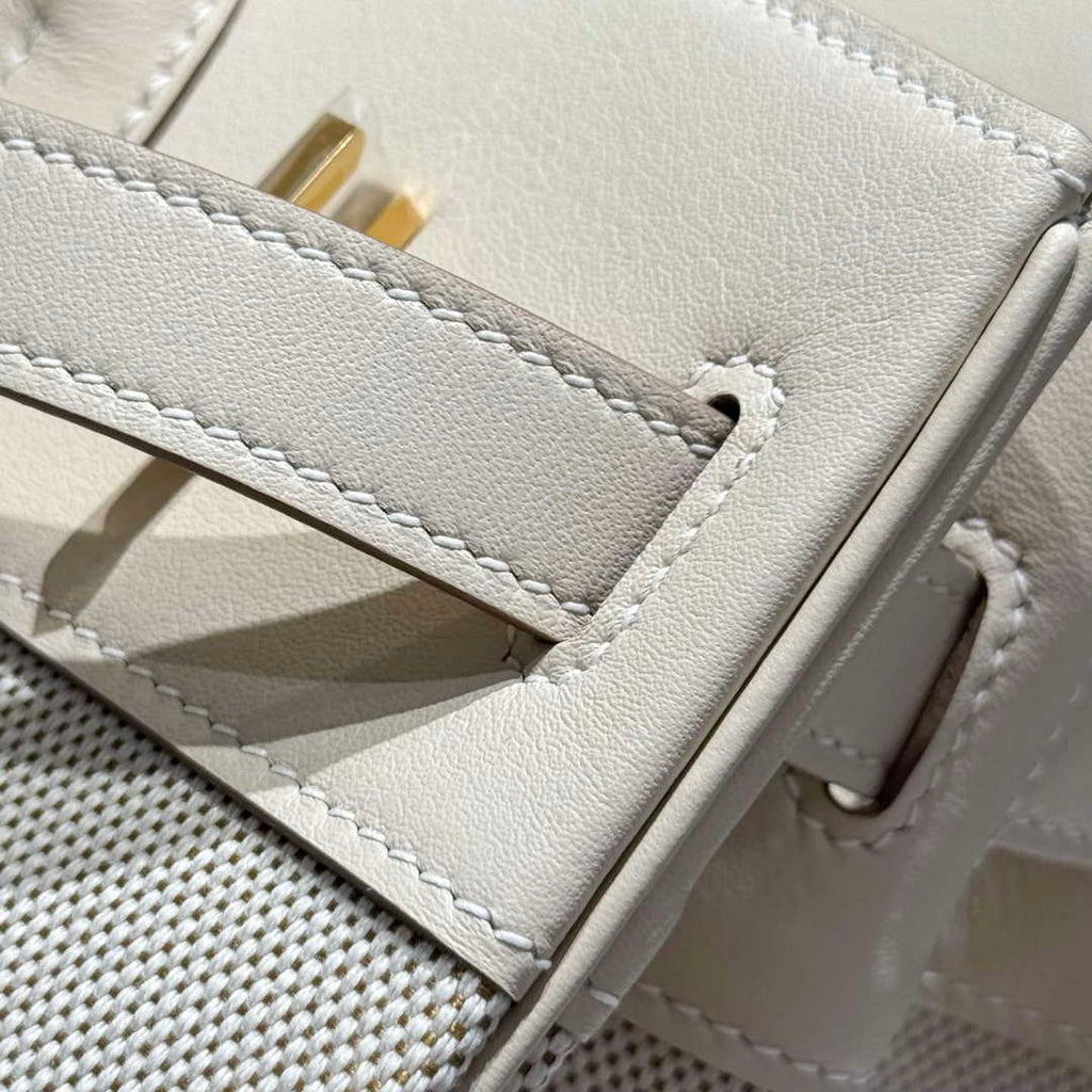 Hermes Birkin Tote Bag Swift leather with canvas 286018