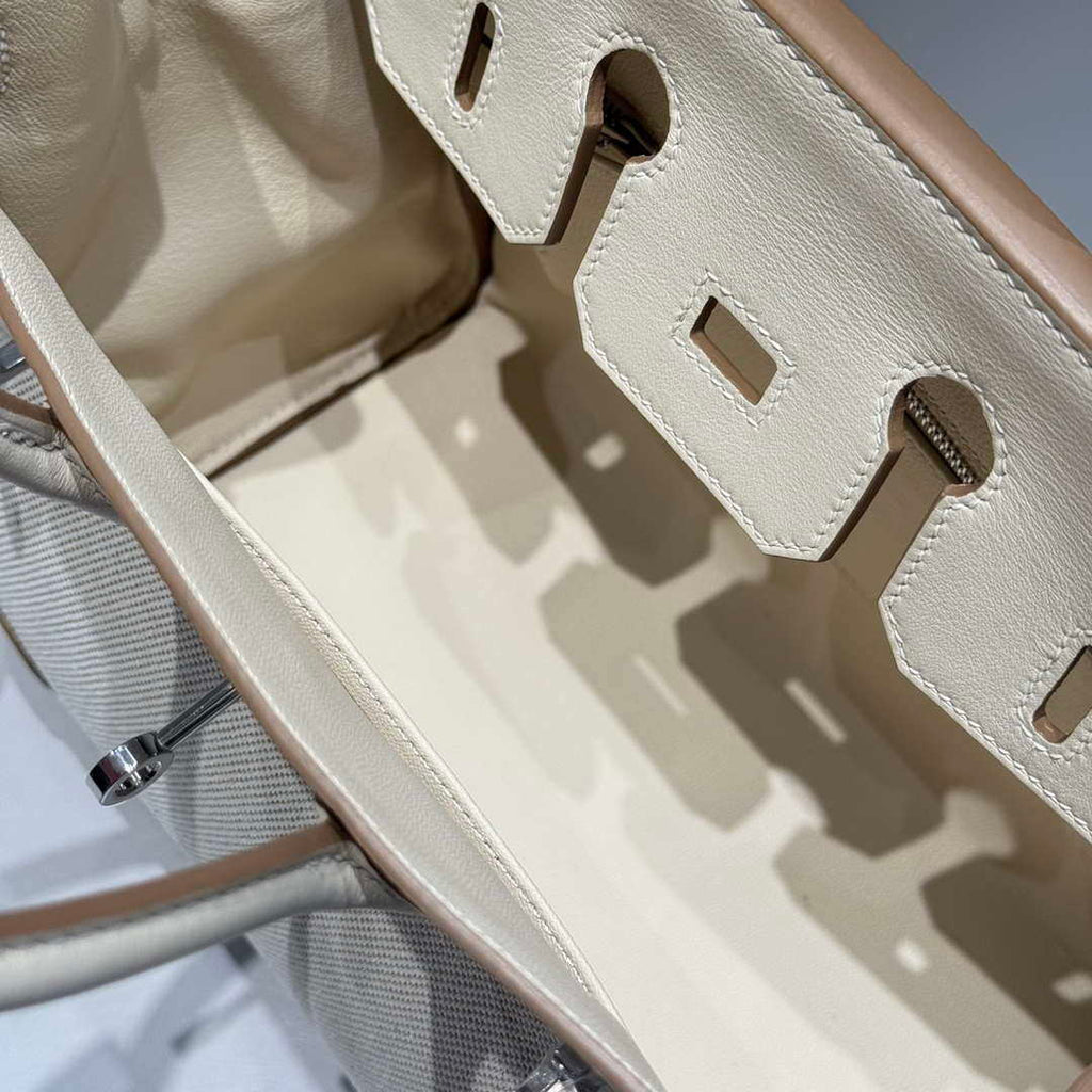 Hermes Birkin Tote Bag Swift leather with canvas 286018