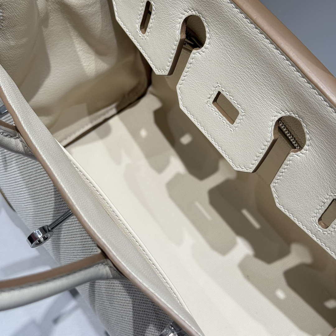 Hermes Birkin Tote Bag Swift leather with canvas 286018