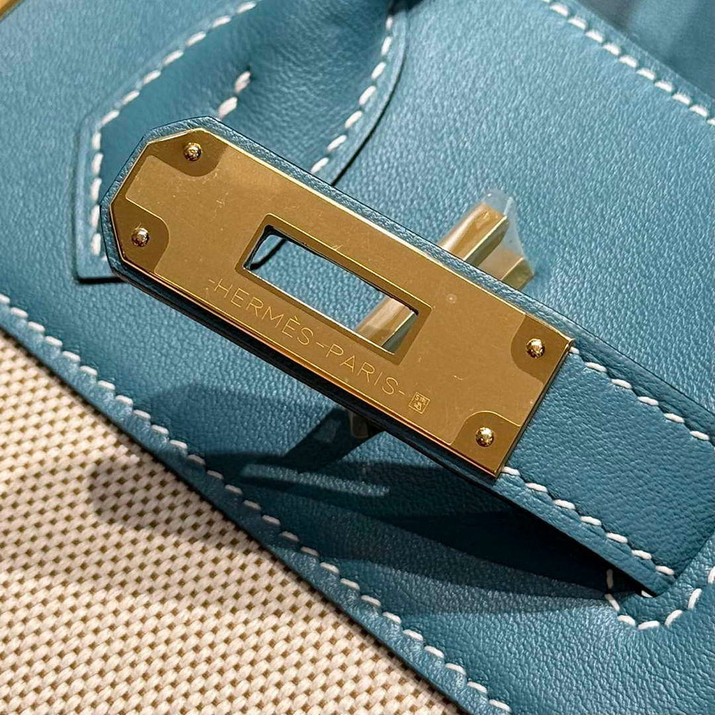 Hermes Birkin Tote Bag Swift leather with canvas 286019