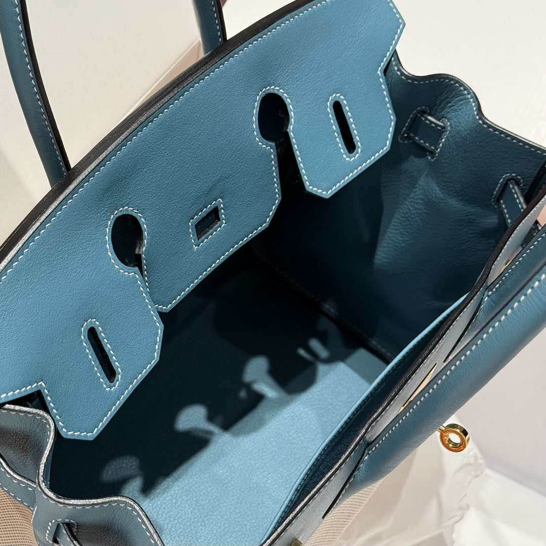 Hermes Birkin Tote Bag Swift leather with canvas 286019