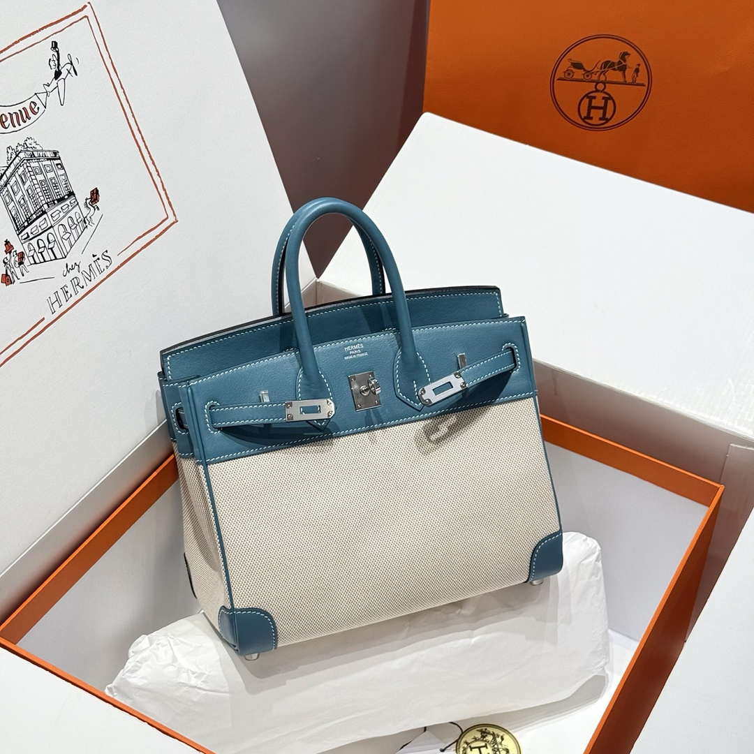 Hermes Birkin Tote Bag Swift leather with canvas 286019