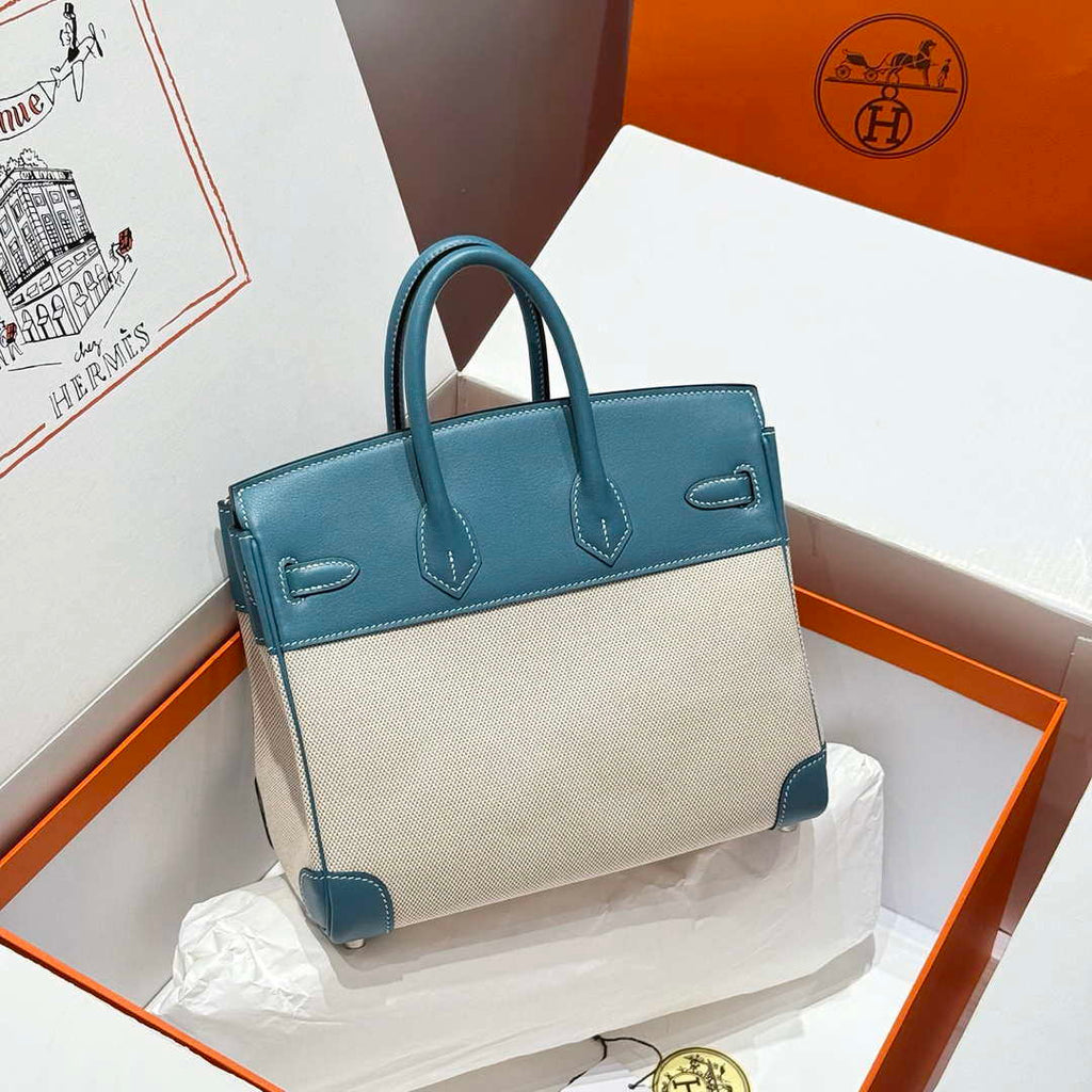 Hermes Birkin Tote Bag Swift leather with canvas 286019