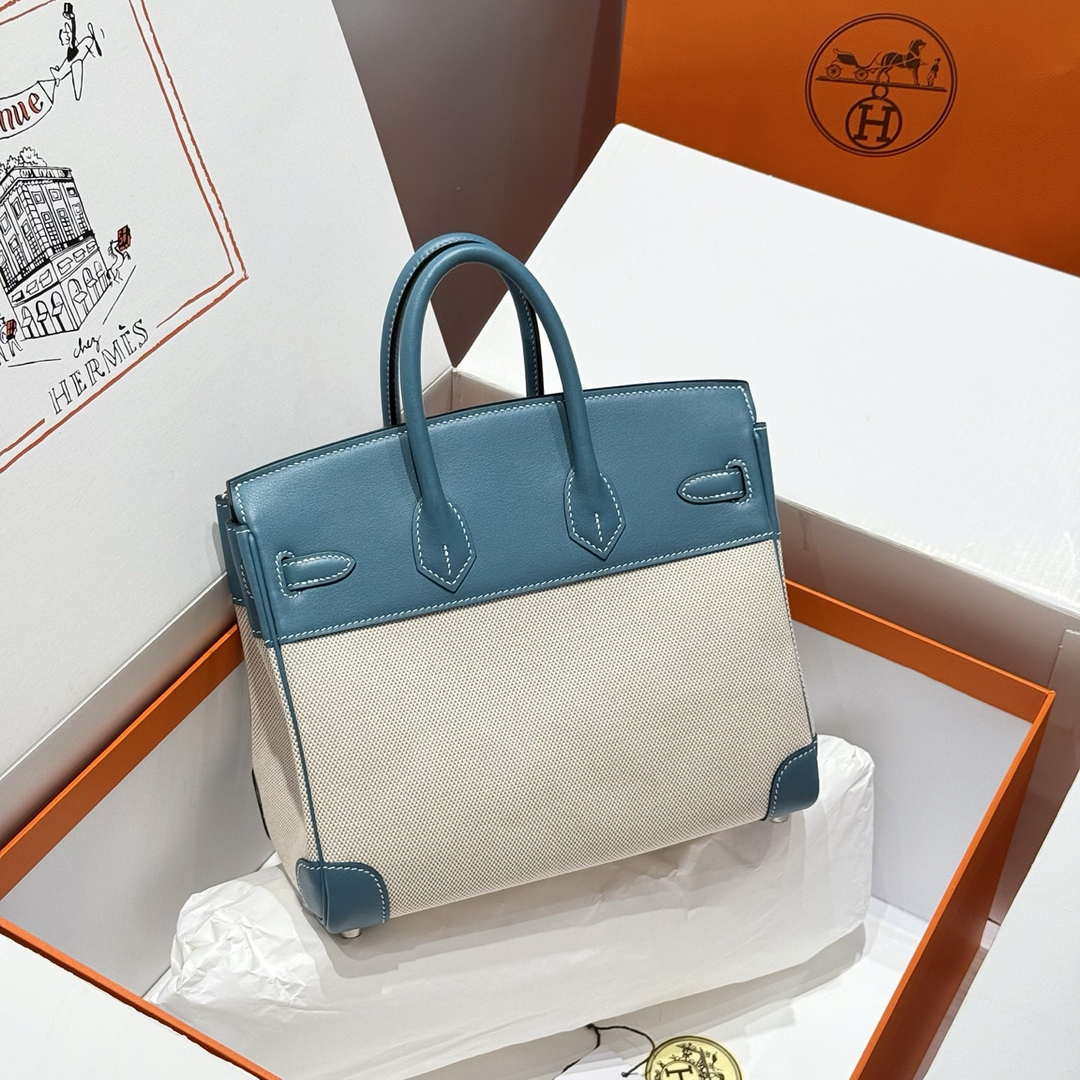Hermes Birkin Tote Bag Swift leather with canvas 286019