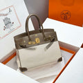 Hermes Birkin Tote Bag Swift leather with canvas 286020