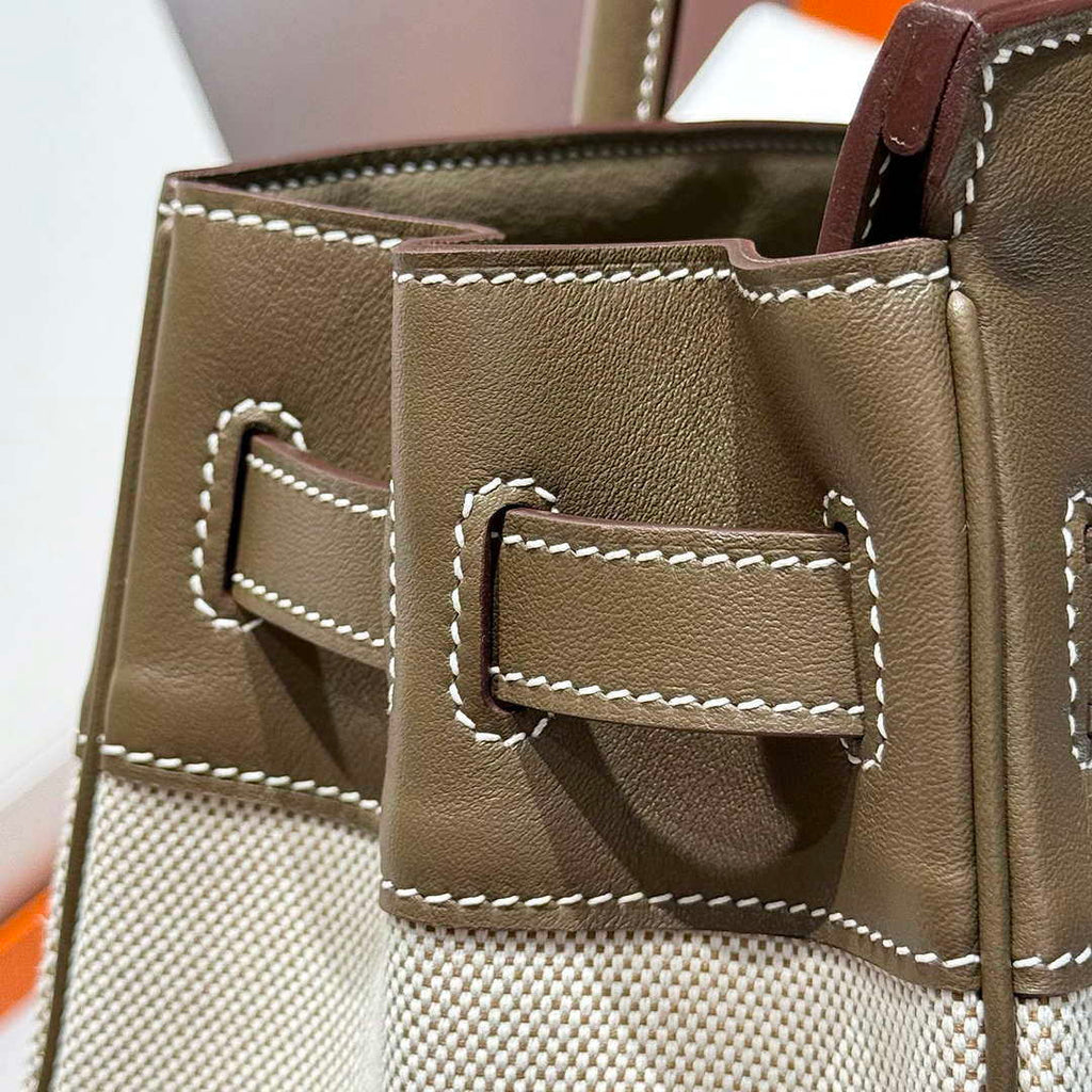 Hermes Birkin Tote Bag Swift leather with canvas 286020