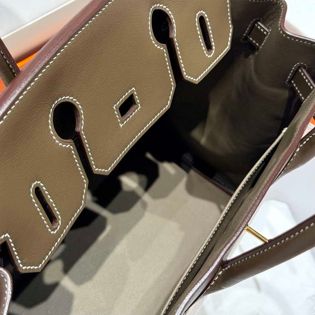 Hermes Birkin Tote Bag Swift leather with canvas 286020