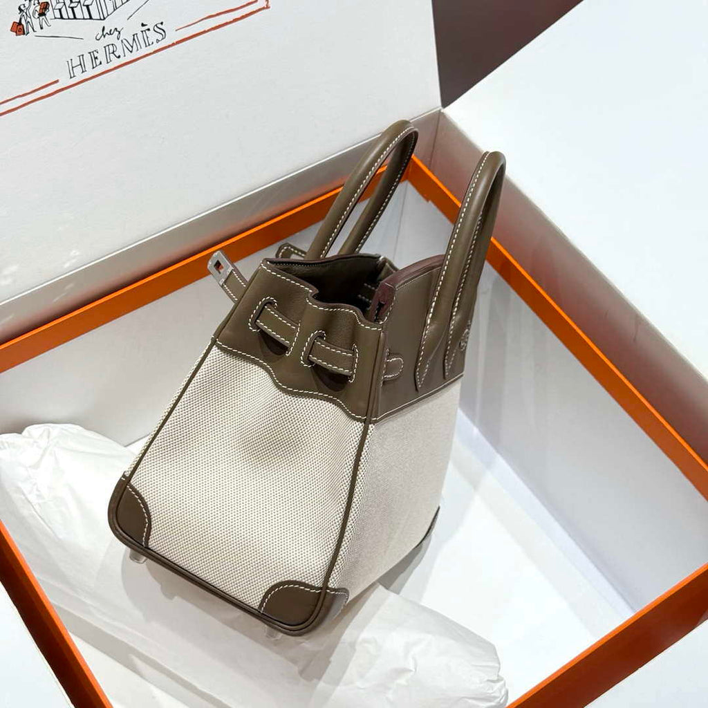 Hermes Birkin Tote Bag Swift leather with canvas 286020