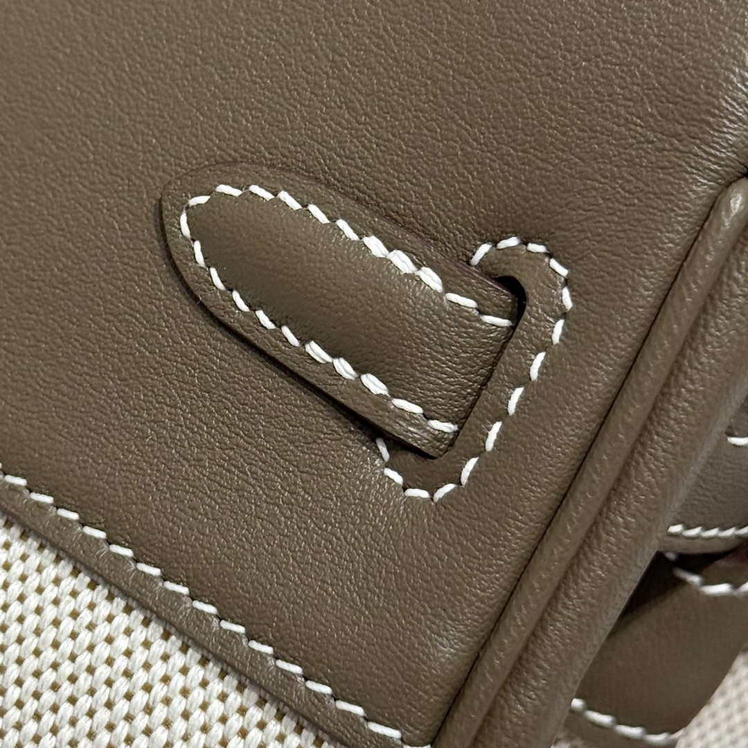 Hermes Birkin Tote Bag Swift leather with canvas 286020