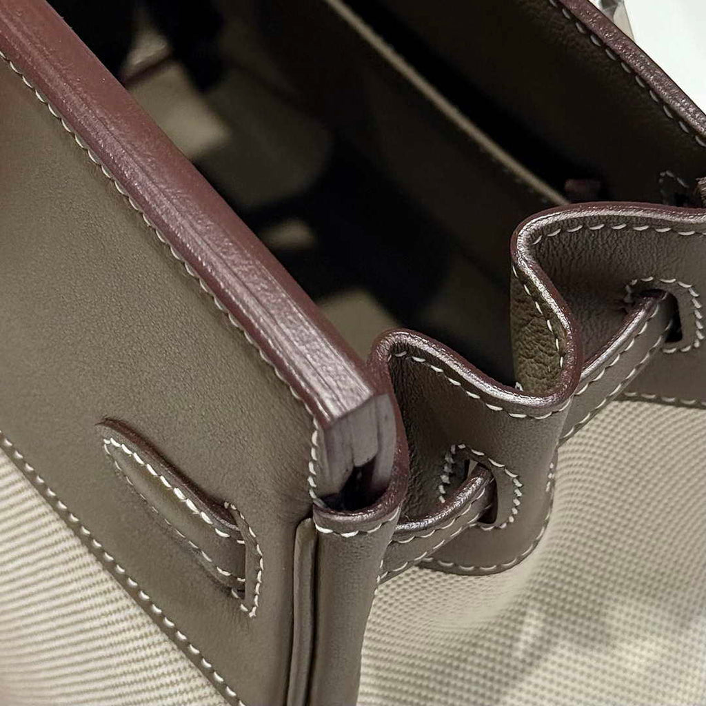 Hermes Birkin Tote Bag Swift leather with canvas 286020