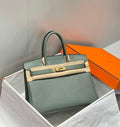 Hermes Birkin Tote Bag Togo Leather 28600 Almond Green