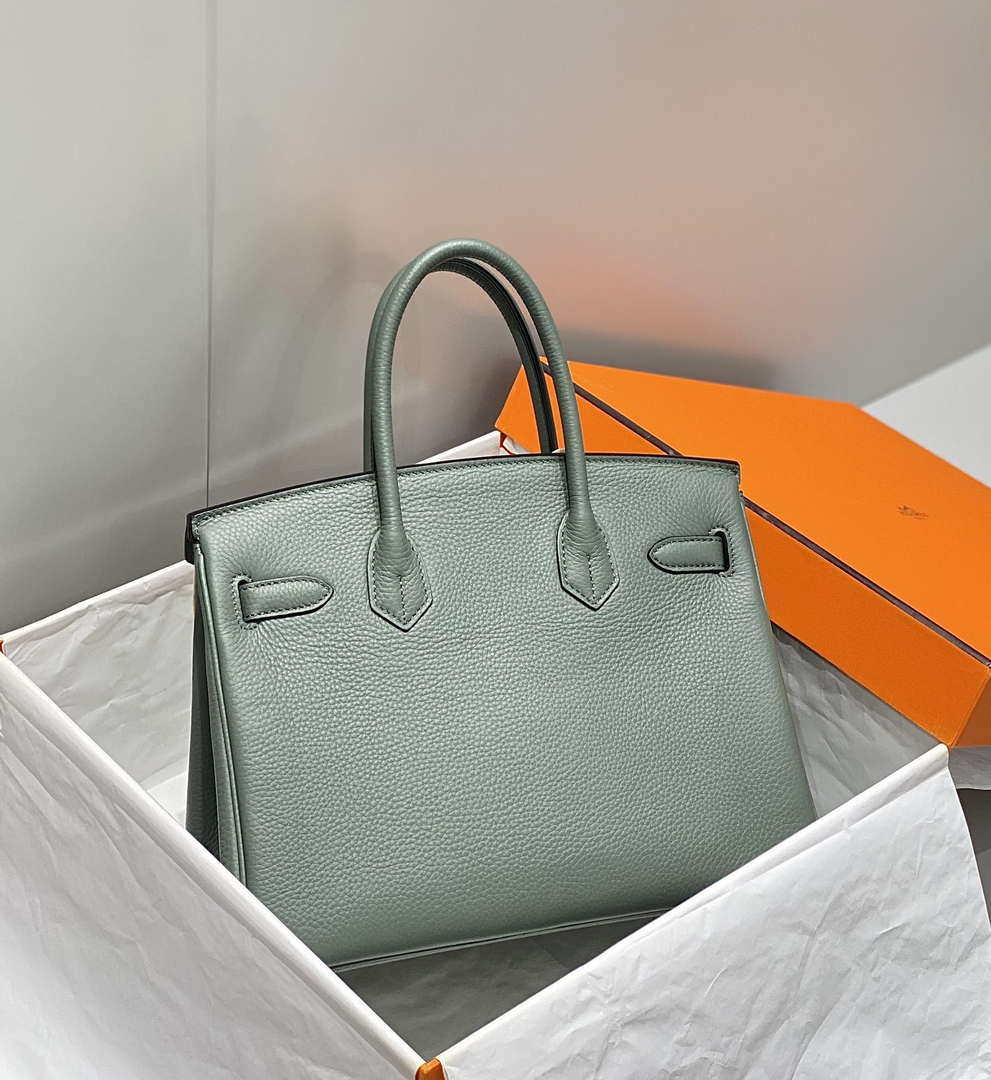 Hermes Birkin Tote Bag Togo Leather 28600 Almond Green