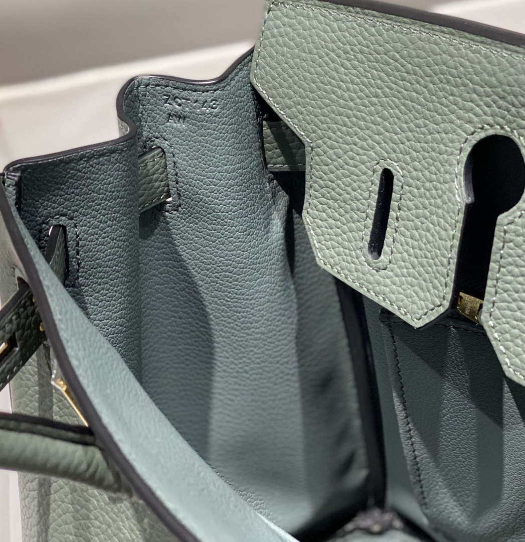 Hermes Birkin Tote Bag Togo Leather 28600 Almond Green