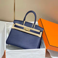 Hermes Birkin Tote Bag Togo Leather 28605 Navy Blue - 25cm - View 1