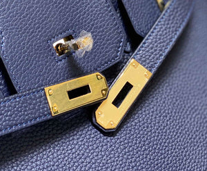 Hermes Birkin Tote Bag Togo Leather 28605 Navy Blue - 25cm - View 6