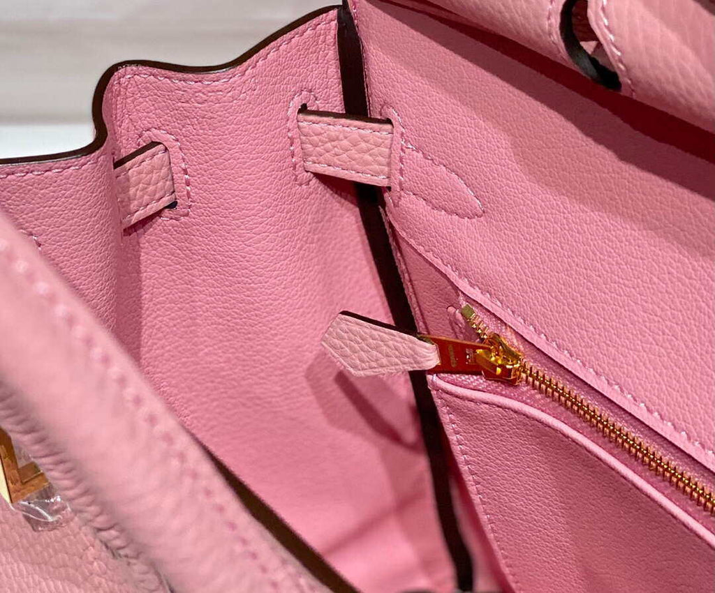 Hermes Birkin Tote Bag Togo Leather 28606 Milkshake powder