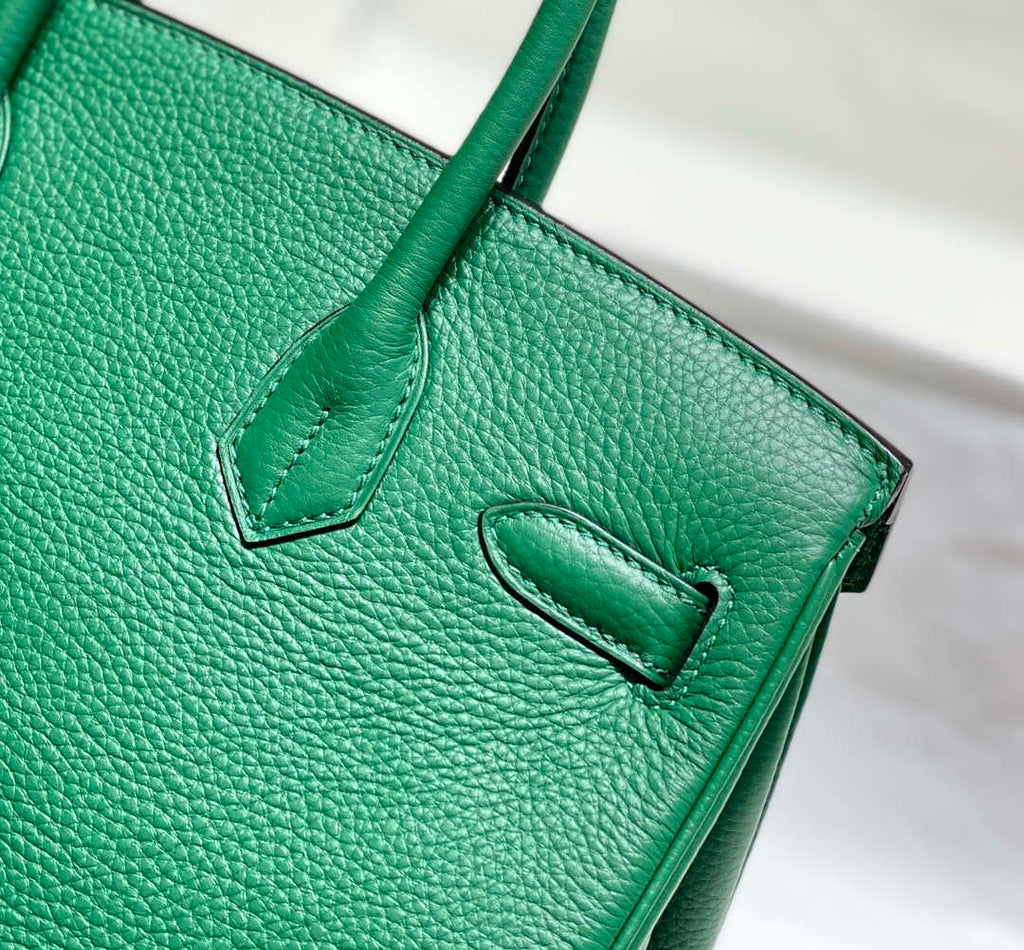 Hermes Birkin Tote Bag Togo Leather 28607 Green