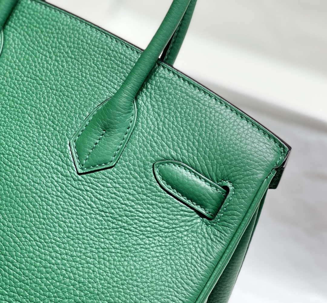 Hermes Birkin Tote Bag Togo Leather 28607 Green