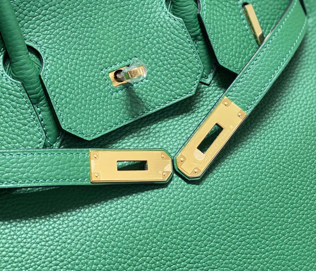 Hermes Birkin Tote Bag Togo Leather 28607 Green