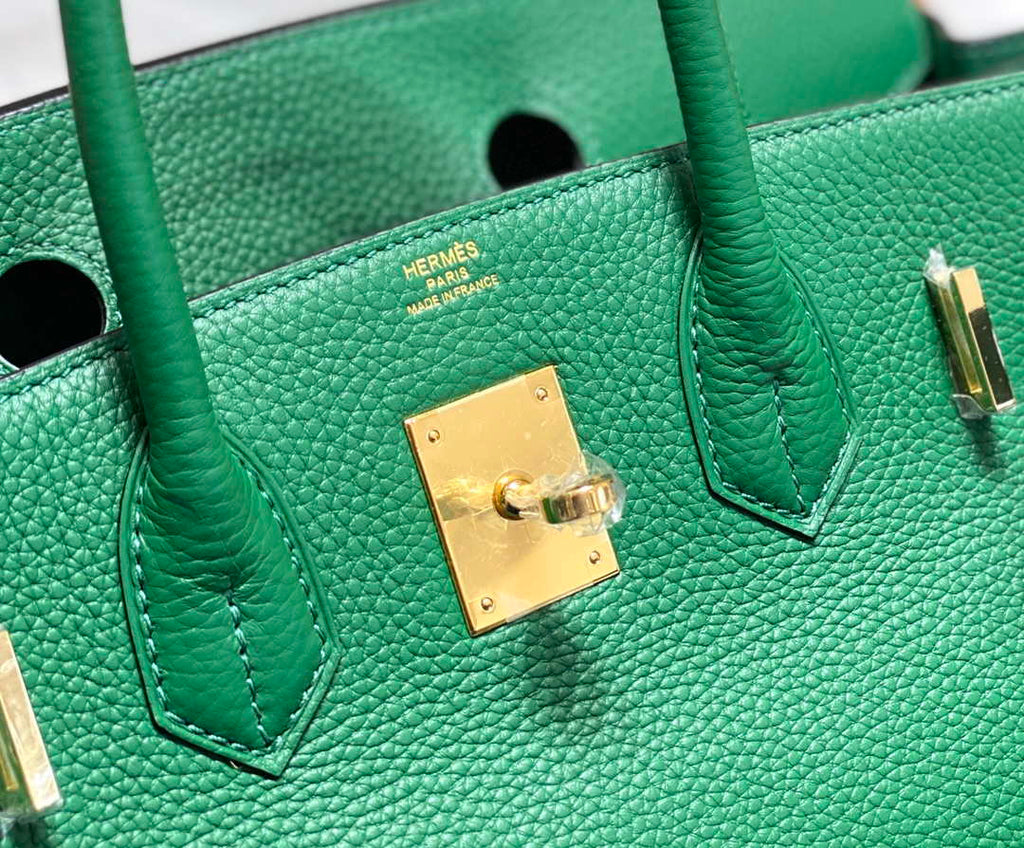 Hermes Birkin Tote Bag Togo Leather 28607 Green