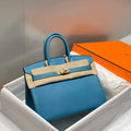 Hermes Birkin Tote Bag Togo Leather 28608 Denim Blue - 25cm - View 1