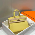 Hermes Birkin Tote Bag Togo Leather 28609 Yellow - 25cm - View 1