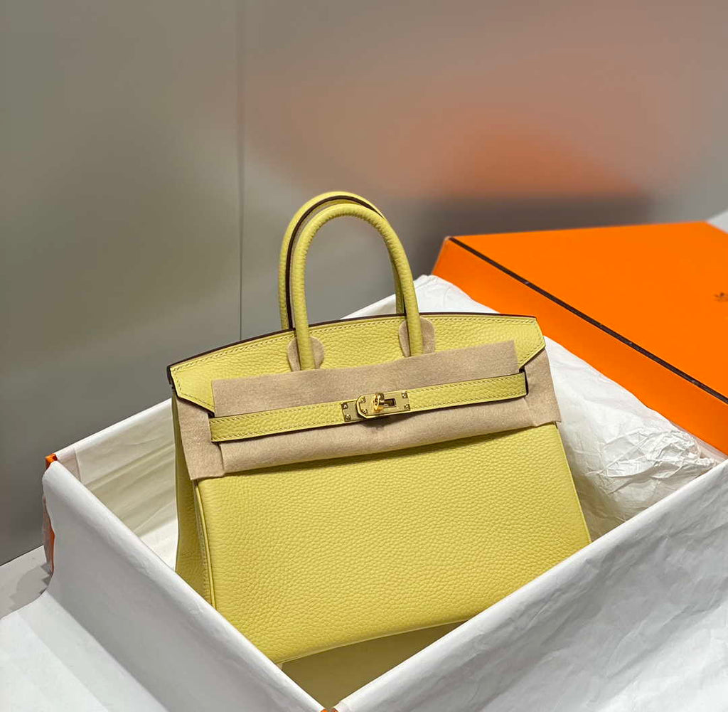 Hermes Birkin Tote Bag Togo Leather 28609 Yellow