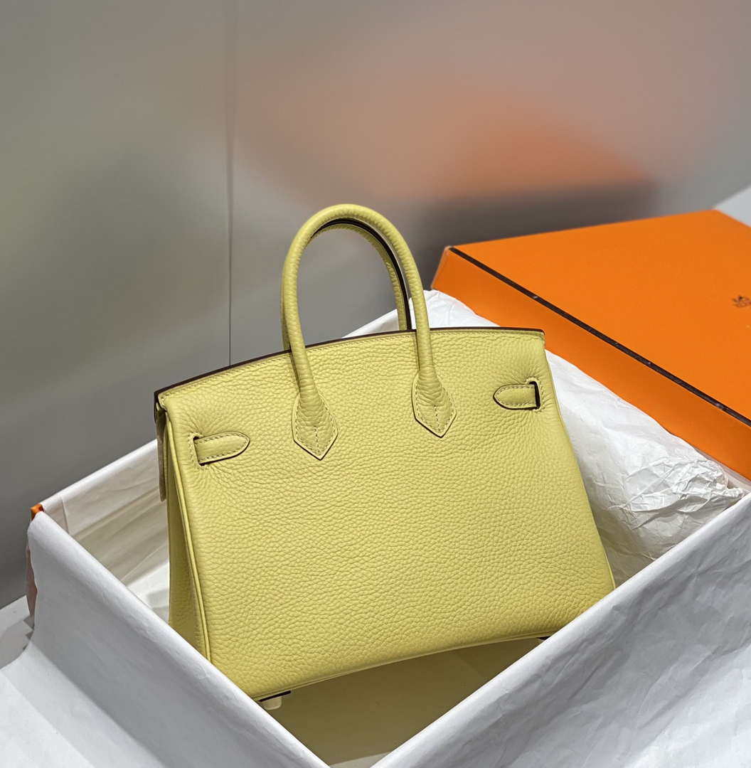 Hermes Birkin Tote Bag Togo Leather 28609 Yellow